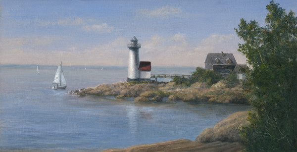 Annisquam Lighthouse, Cape Ann by Tarryl Gabel