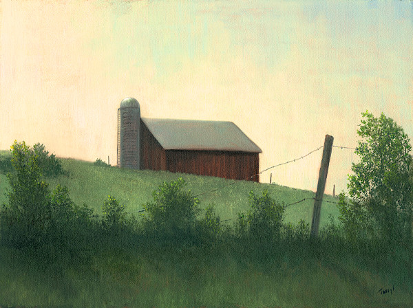 Backlit Barn by Tarryl Gabel