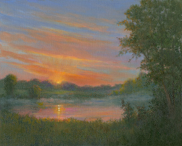 Misty Sunrise by Tarryl Gabel