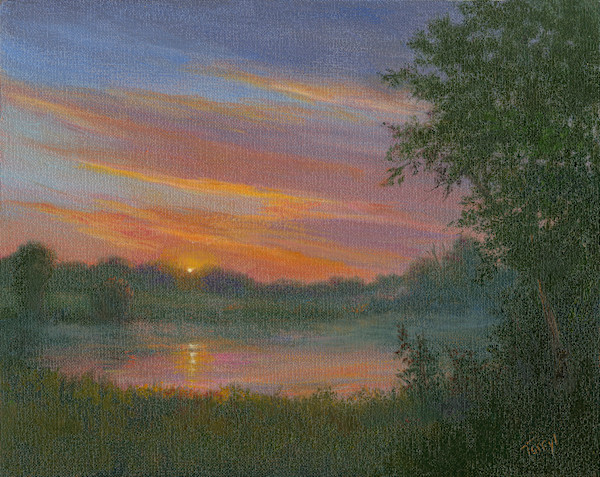 Misty Sunrise by Tarryl Gabel