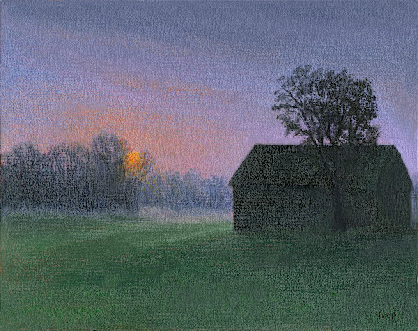 MIsty Lavendar Sunrise by Tarryl Gabel, Image 1.