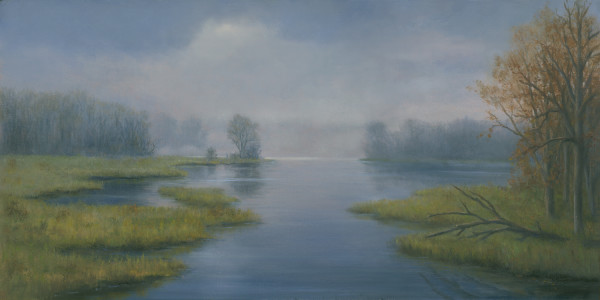 Misty Blue Marsh by Tarryl Gabel