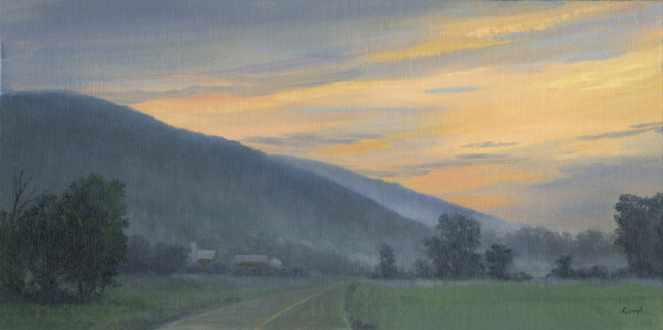 Misty morning in the Valley by Tarryl Gabel