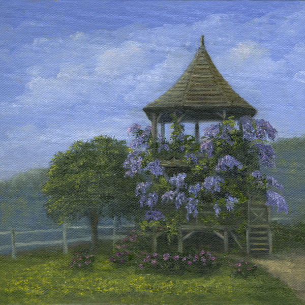 Summerhouse in Bloom by Tarryl Gabel