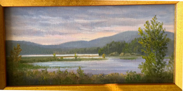 Moody Skies over Raquette River by Tarryl Gabel