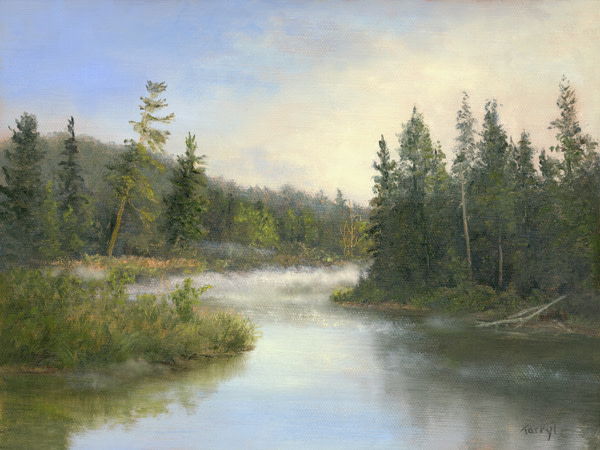 Early morning at Moose Pond- Adirondacks by Tarryl Gabel