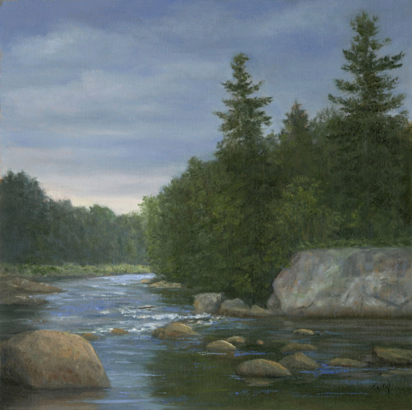 Skies Clearing over Moose River by Tarryl Gabel
