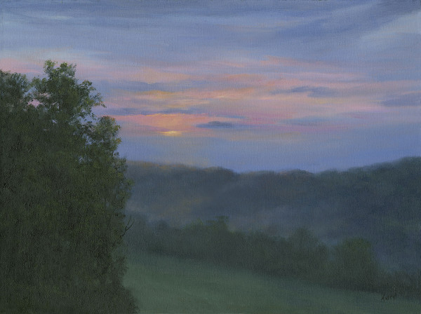 Sunrise with Mist by Tarryl Gabel