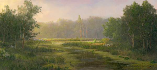 Sun-kissed morning in the marsh / Nyquist-Harcourt Bird Sanctuary, New Paltz by Tarryl Gabel