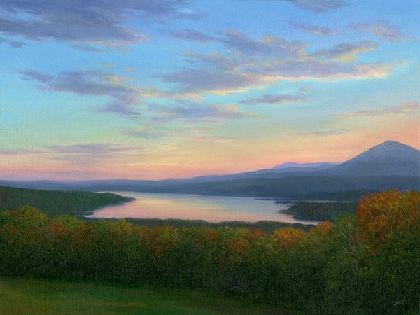 Sunset from Olana by Tarryl Gabel