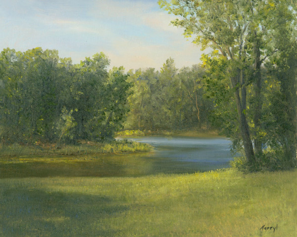 Olana pond, early summer afternoon by Tarryl Gabel