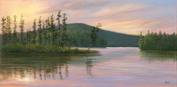 Sunset over Osgood Pond by Tarryl Gabel, Image 1.