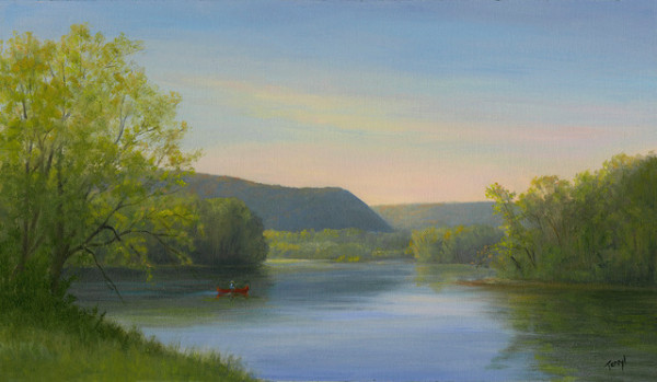 Quiet morning on the River by Tarryl Gabel
