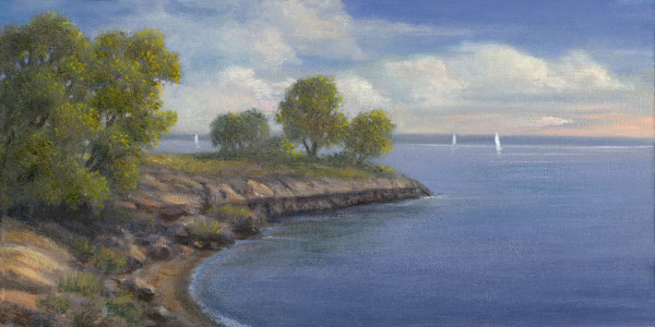 Sailing the Long Island Sound- from Larchmont Park by Tarryl Gabel