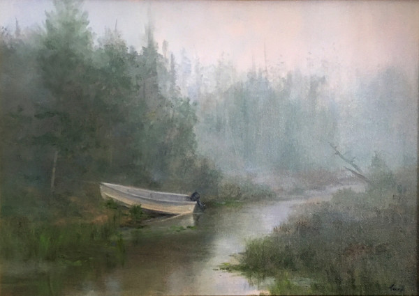 Foggy Morning at South Creek by Tarryl Gabel