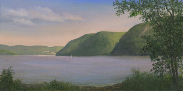 Looking south to West Point, from Bannerman's Island by Tarryl Gabel