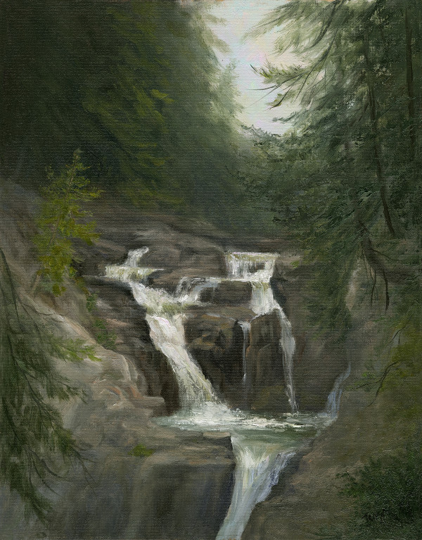 Split Rock Falls, Adirondacks by Tarryl Gabel