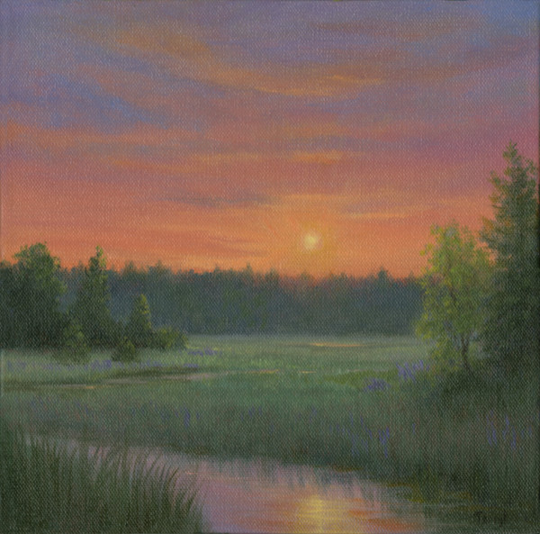Sundown over the Marsh  by Tarryl Gabel