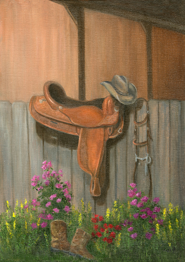 Tough Leather, Tender Blooms by Tarryl Gabel, Image 1.