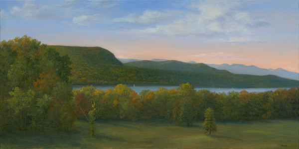 Autumn Afternoon from the Vanderbilt Overlook by Tarryl Gabel