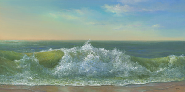 Watching Waves, Studio for Plein air plus by Tarryl Gabel