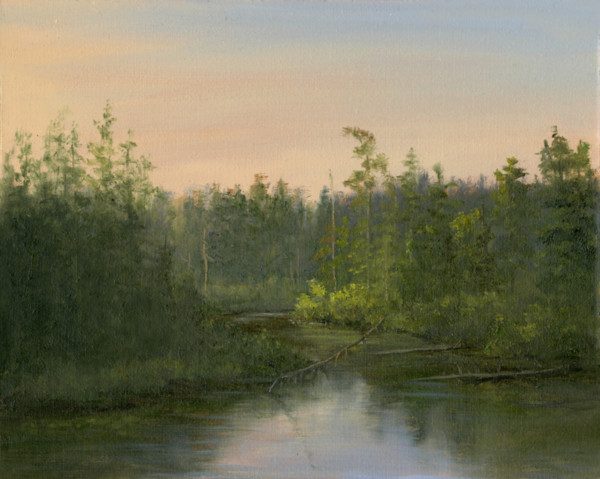 White Pine Road- Sunrise over the marsh by Tarryl Gabel
