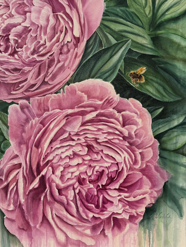 Nancy's Peonies by Andrea VanWyk, Image 1.