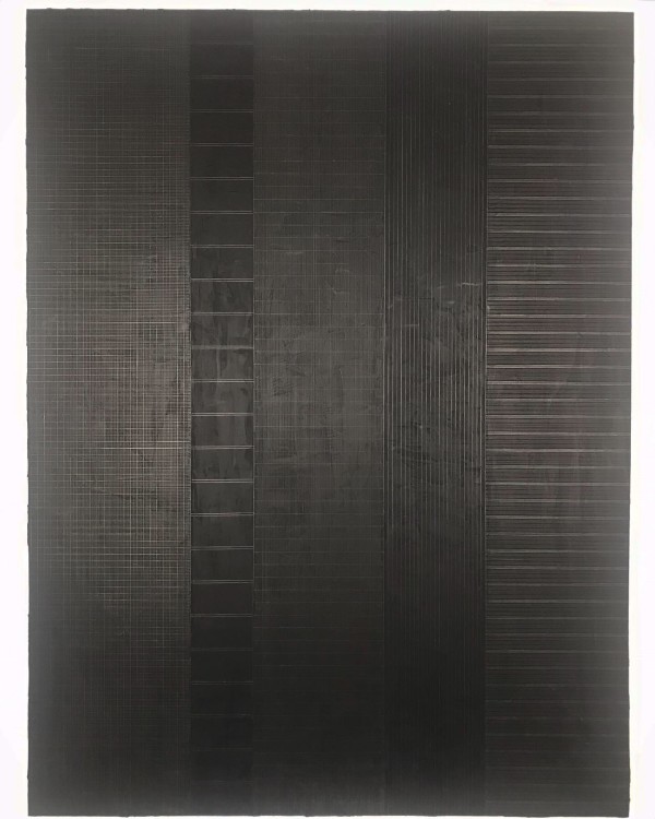 Untitled (black verticals) by Joseph Shetler