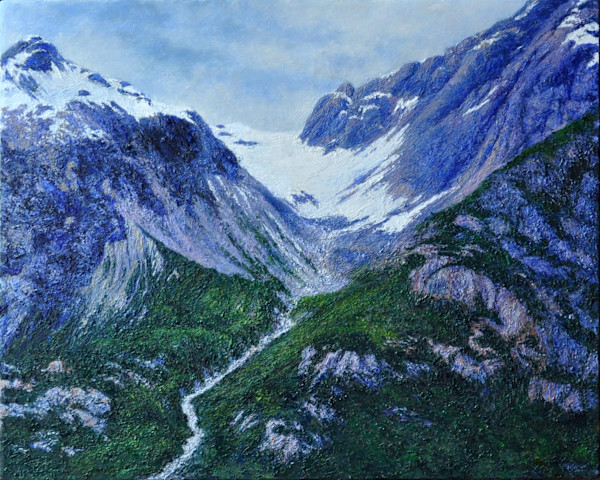 Retreating Glacier by Merrilyn Duzy