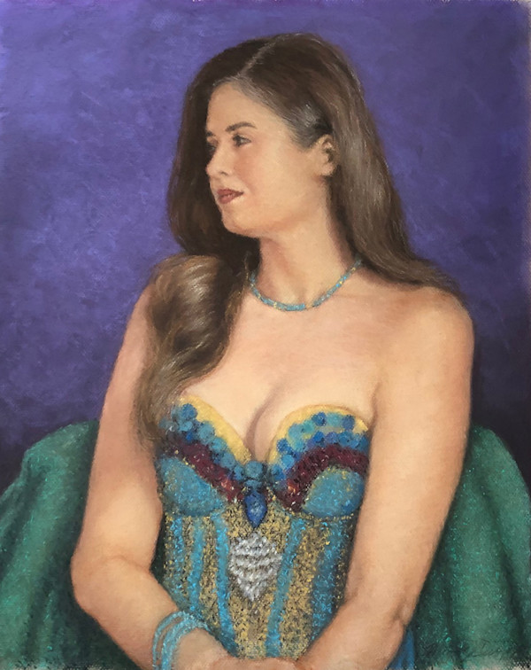 Shadia in her Bustier by Merrilyn Duzy