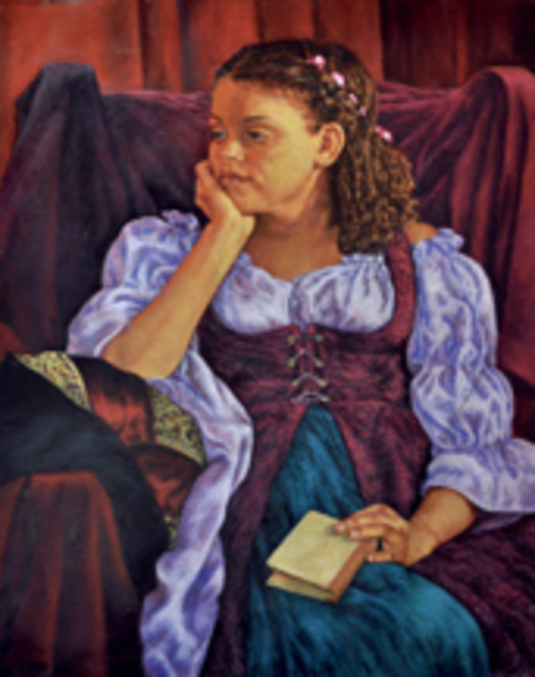 Woman Reading by Merrilyn Duzy