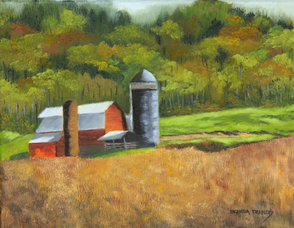 RED MOUNTAIN BARN by Brenda Francis
