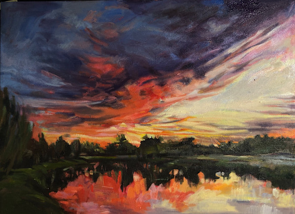 Ave Maria Sunset by Monica Dix