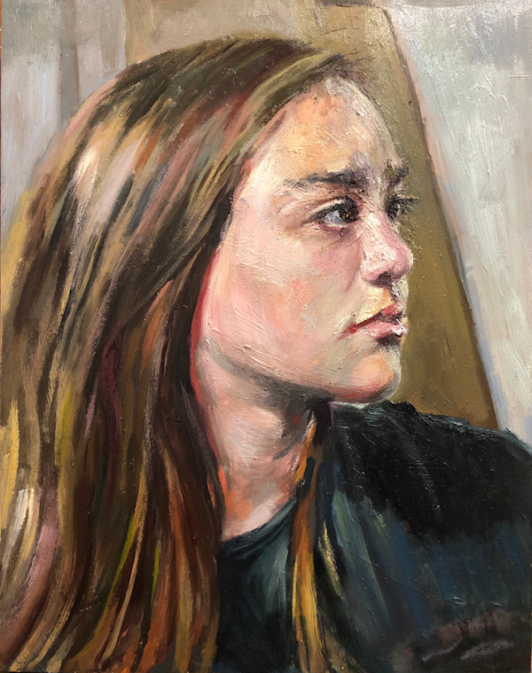 Gigi (when she was still twelve) by Monica Dix