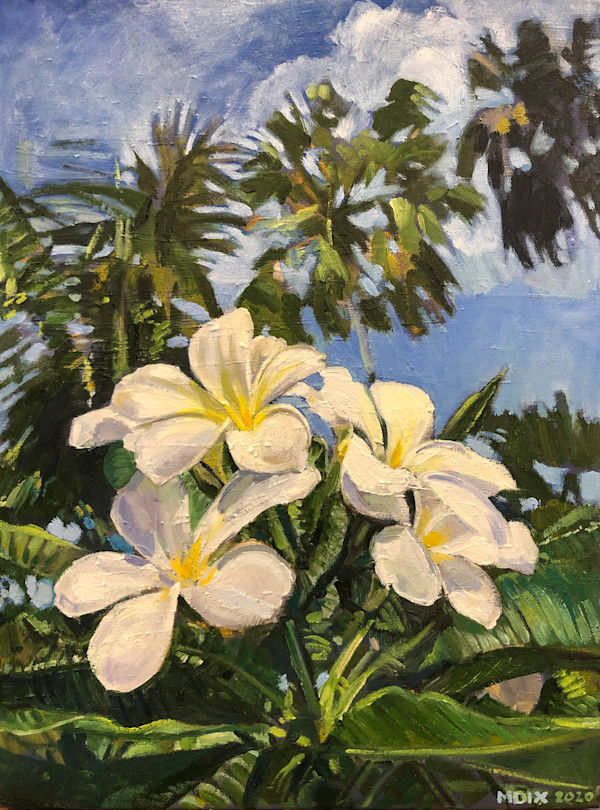Frangipani, Naples by Monica Dix