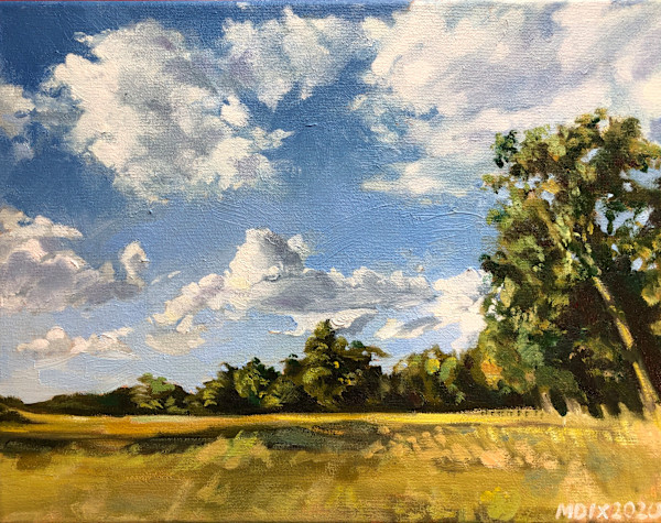 July in Lower Swell, Cotswolds by Monica Dix