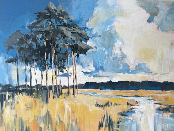 Slash Pines after a Summer Storm by Monica Dix