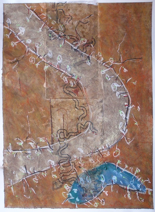 River Maps on paper 01 by Steve Baird