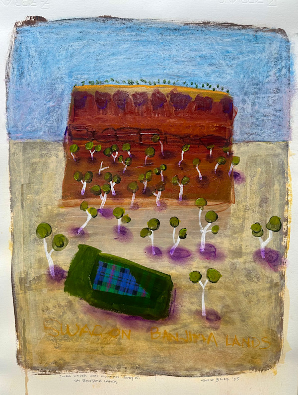 Swag under Iron Mountain study 01 by Steve Baird