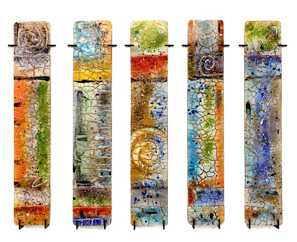 Abstract Totems by Nancy Cann