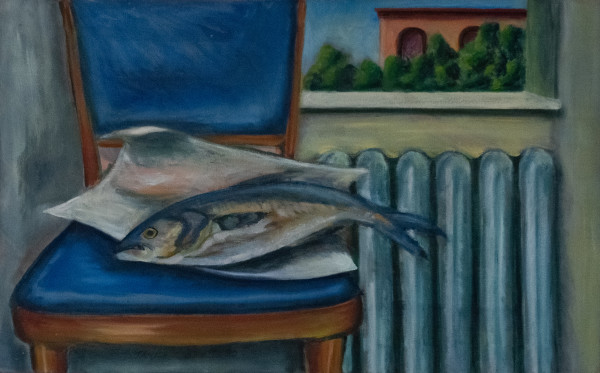 Fish, Chair & Radiator, 2nd Street by Janice L. Moore