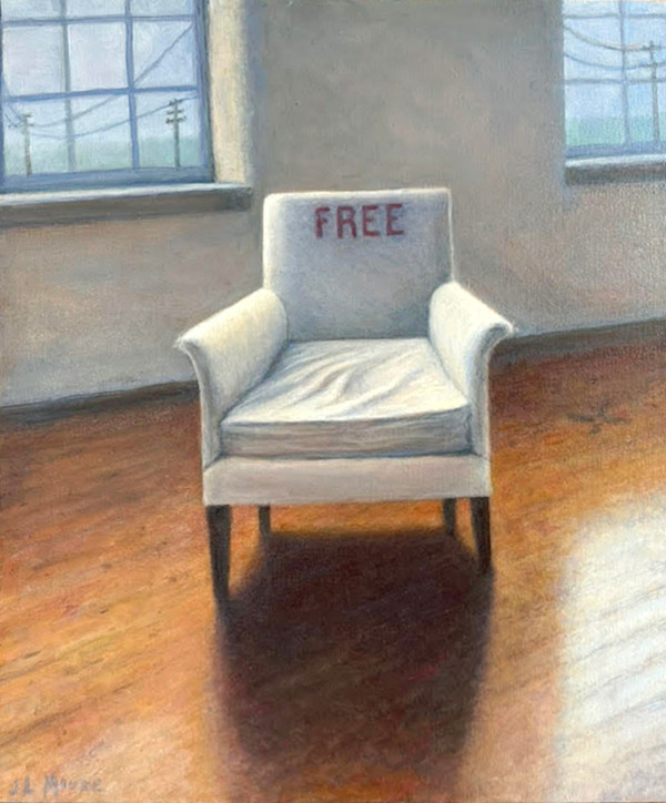 KB's Studio Chair, Fort Andross Mill, Brunswick Maine by Janice L. Moore, Image 2.