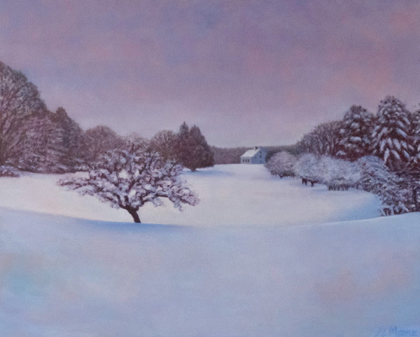 Pettengill House in Snow by Janice L. Moore