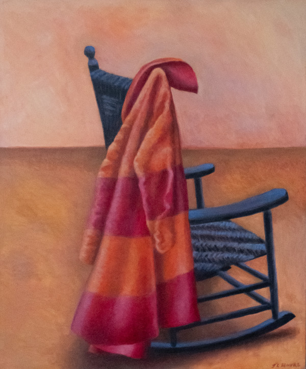 Raincoat & Rocking Chair by Janice L. Moore