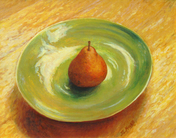 Red Pear by Janice L. Moore