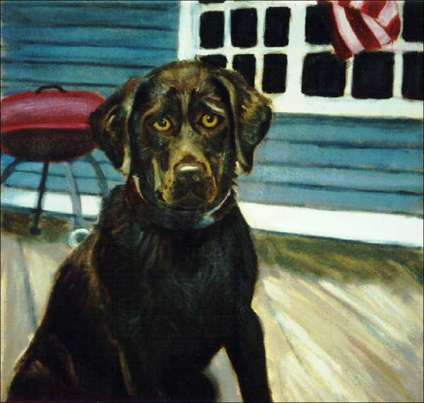 Portrait of Bogie by Janice L. Moore