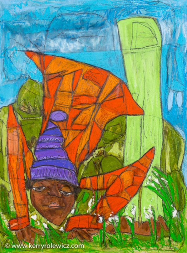 Touching Flowers by Kerry Murphy Rolewicz, Image 1.