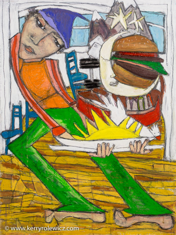 Plate Full by Kerry Murphy Rolewicz, Image 1.