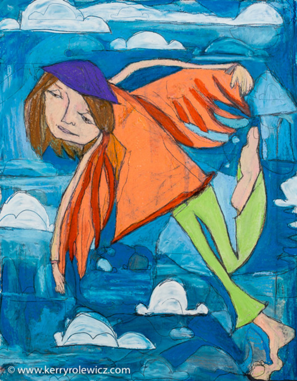 Orange Wings by Kerry Murphy Rolewicz, Image 1.