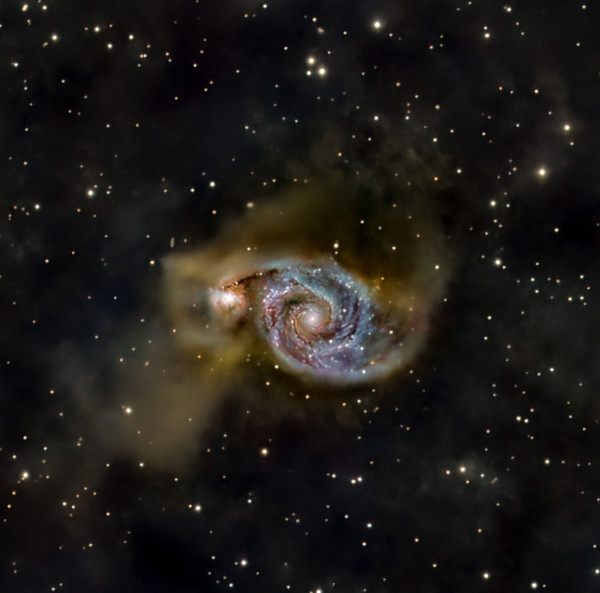 A Galactic Embrace by Michael Shapiro, Image 1.